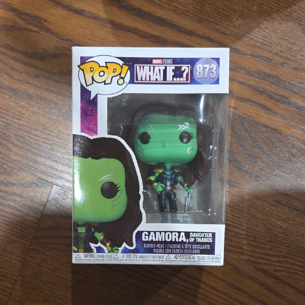 Funko What If...? Gamora Vinyl Figure - Green and Black